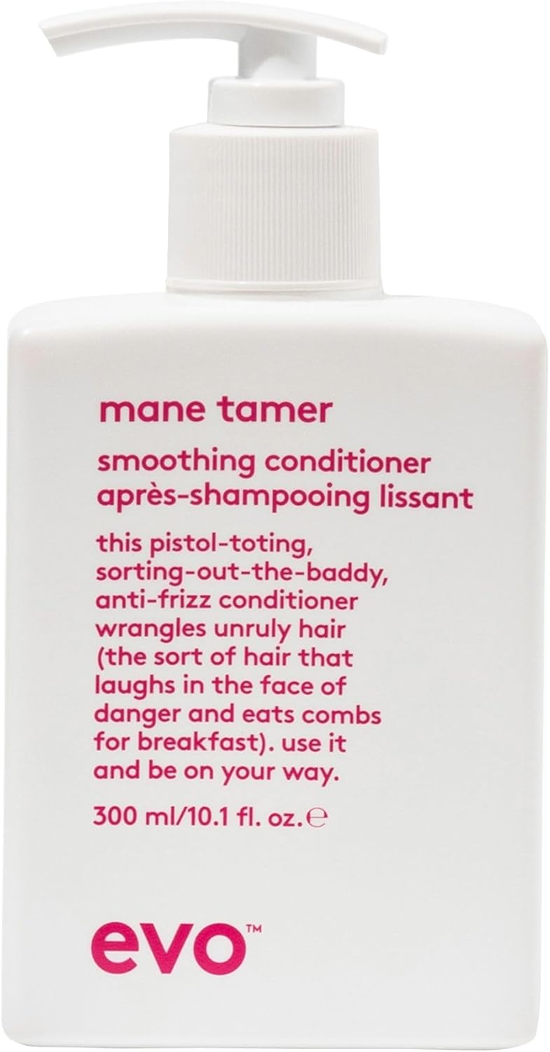 EVO Straightening Conditioner for Frizzy Unruly and Coloured Hair Gives Suppleness Shine and 300 ml Reduces Frizz Vegan SulphateFree - Image 1