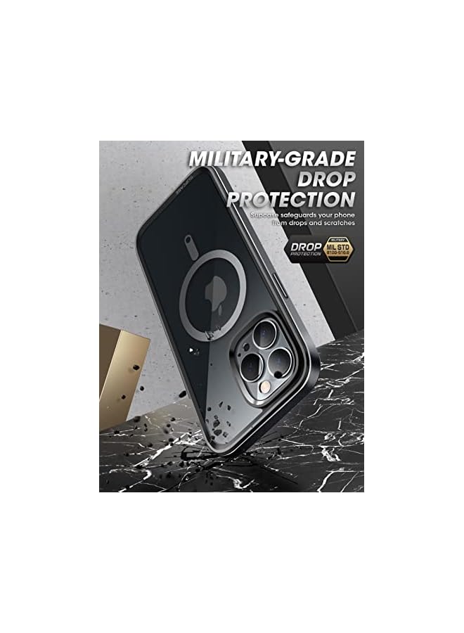 SupCase Unicorn Beetle Edge Mag Case for iPhone 14 Pro Max 6.7", Compatible with MagSafe Slim Frame Clear Protective Case with Built-in Screen Protector - Image 4