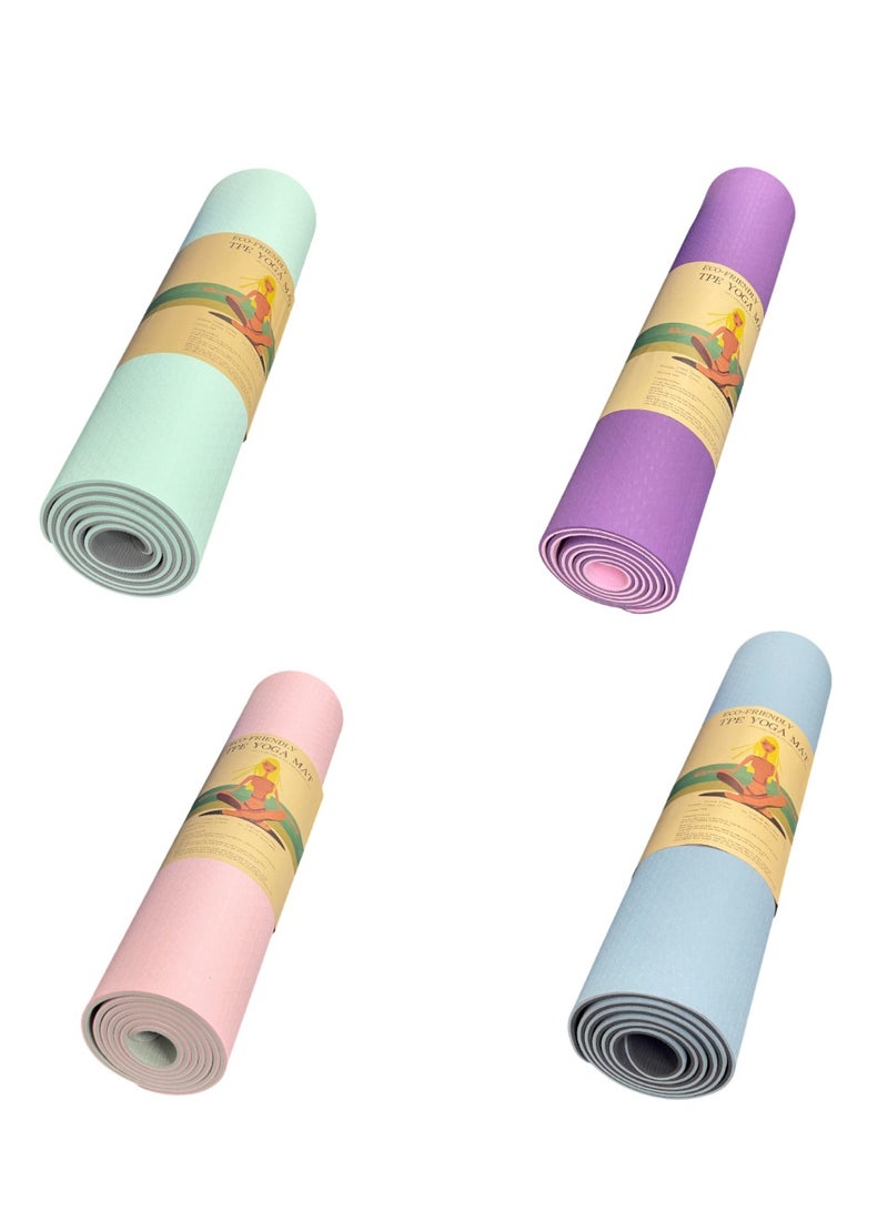 Generic 6mm Non Slip Exercise Mat for Yoga, Pilates, Gym & Home Workouts - Image 1