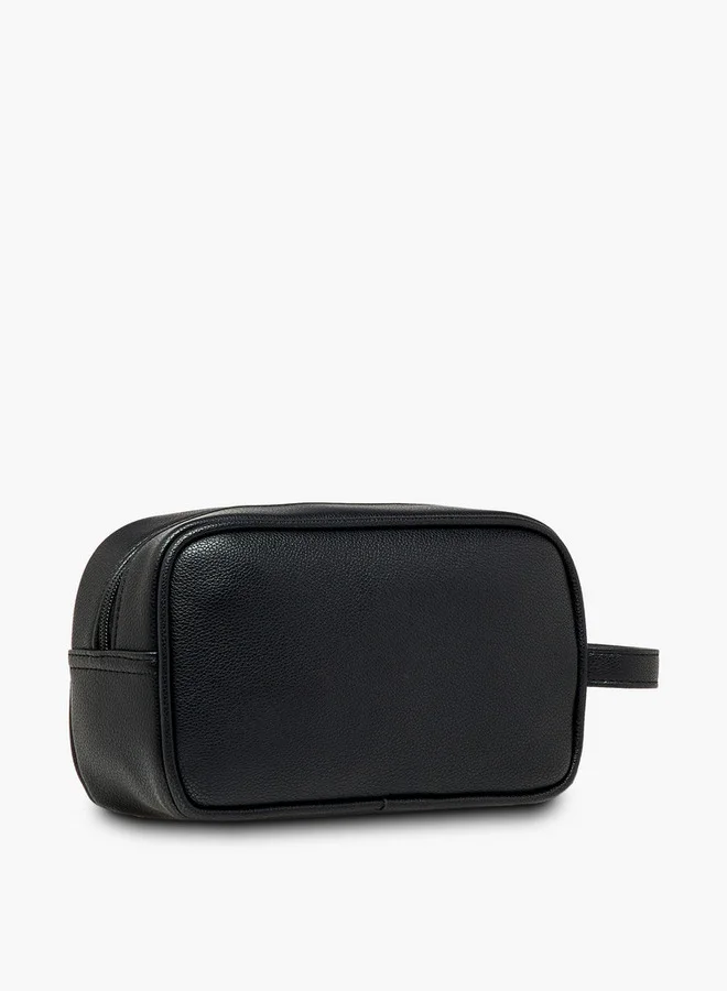 DUCHINI Solid Pouch with Zip Closure and Wrist Loop