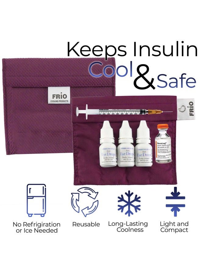 Frio حافظة الأنسولين الصغيرة جداً - محفظة قطرات العين لنظام تبريد يدوم طويلاً - معتمدة من TSA - Image 5