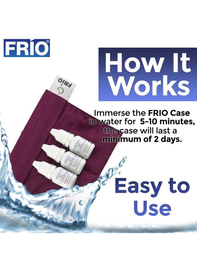 Frio حافظة الأنسولين الصغيرة جداً - محفظة قطرات العين لنظام تبريد يدوم طويلاً - معتمدة من TSA - Image 3