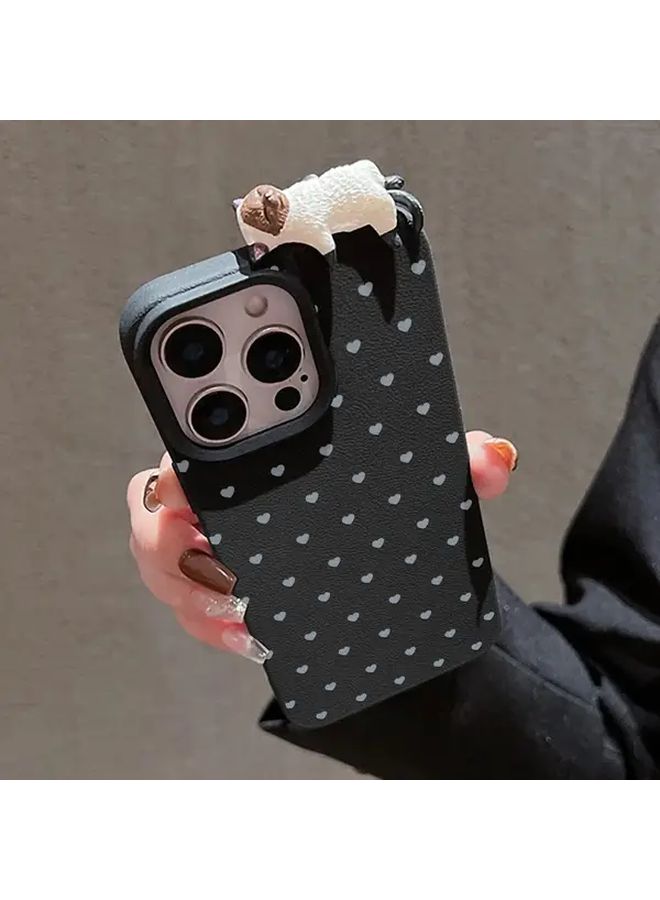 3D Love Heart Design Phone Case Compatible With IPhone 16 Pro Mixed Color 4 Cute Protective Cover - Image 1