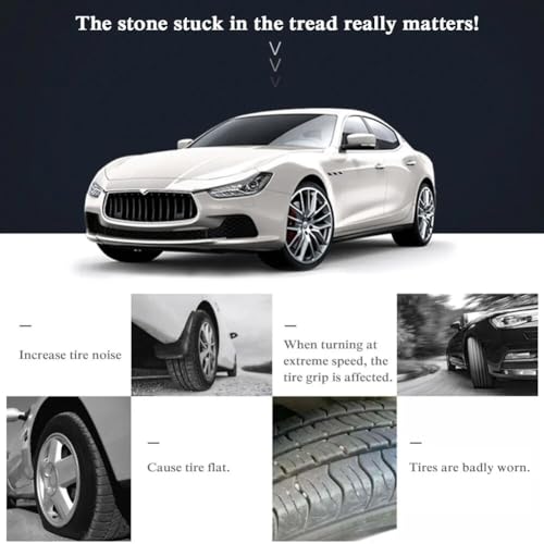 Nexllent 2 in 1 Car Tire Cleaning Tool/Car Tyre Stone Removal Hook/Stone Remover from Tyre Ideal for Car Bike & Motorbike Tyres Groove with Strong Rubber Gip Handle(Wheel Protector) - Image 5