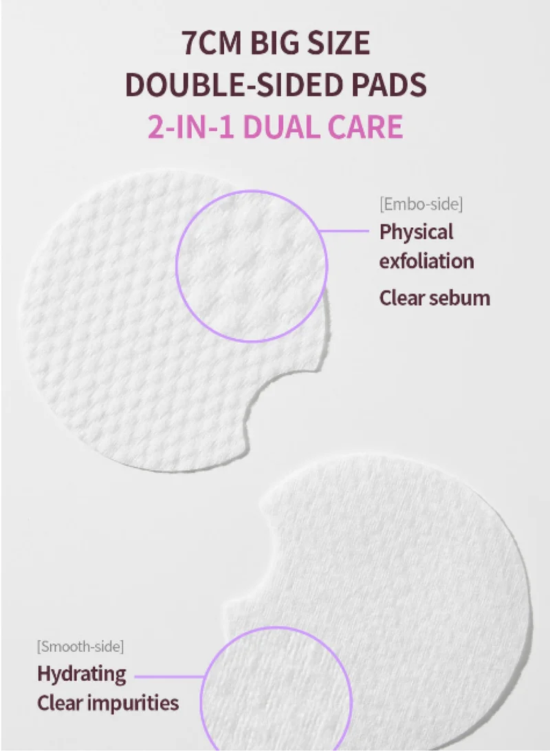 Terrazen Korean Face Skin Care Exfoliating Pads - Anti Aging & Rejuvenating with Peptide Amino Acid Gentle Peel Facial Pads