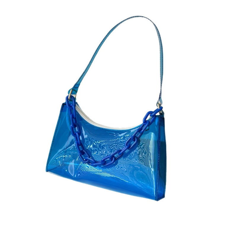 Summer New Fashion Women's Transparent PVC Shoulder Bag - Image 5