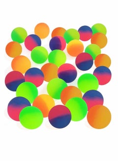 Bouncy Balls - Rubber Balls for Kids - ICY Bounce Balls - 1.25 Inch Icy Bouncy Balls for Kids, Set of 25, Frozen Birthday Party Favors, Goodie Bag and Piñata Fillers, Fun Assorted Colors