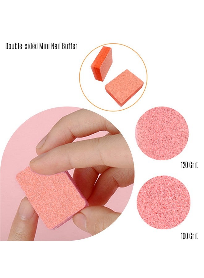 JYfeel Disposable Manicure Kit,Nail Files Set,Wood Nail File/Mini Nail Buffer/Wood Nail Sticks,Individually Packed Mini Pedicure Set For Fingernails Toenails Nail Salon (24 Pack) - Image 2