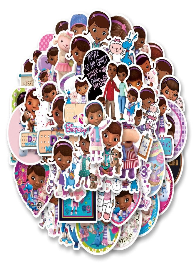 YEESACG 50pcs Doc Romantic Aesthetics Retro Funny Stickers Pop Kawaii Pack | Vsco Funny Cool Deacls Graffiti Stickers Vinyl for Water Bottle Skateboard Luggage Laptop - Image 1