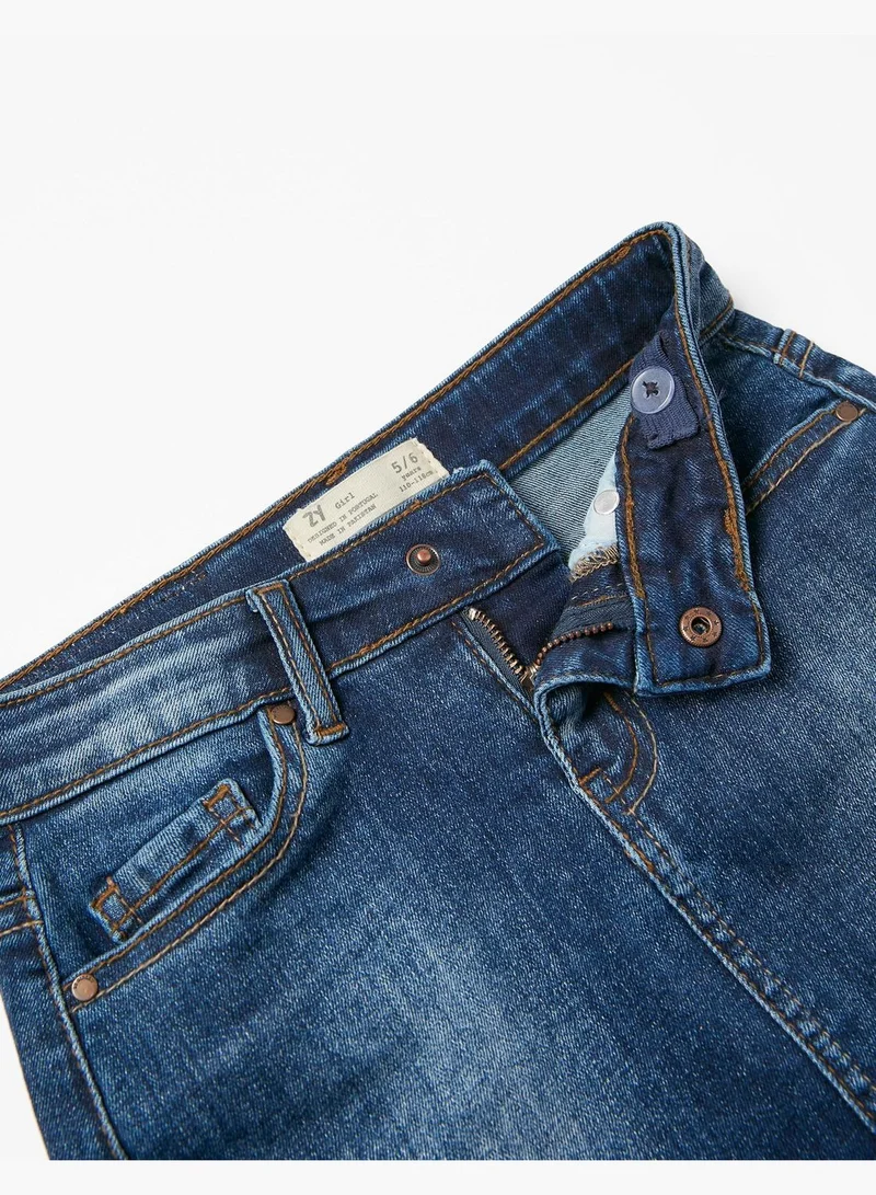 Zippy Zippy Cotton Denim Skirt For Girls
