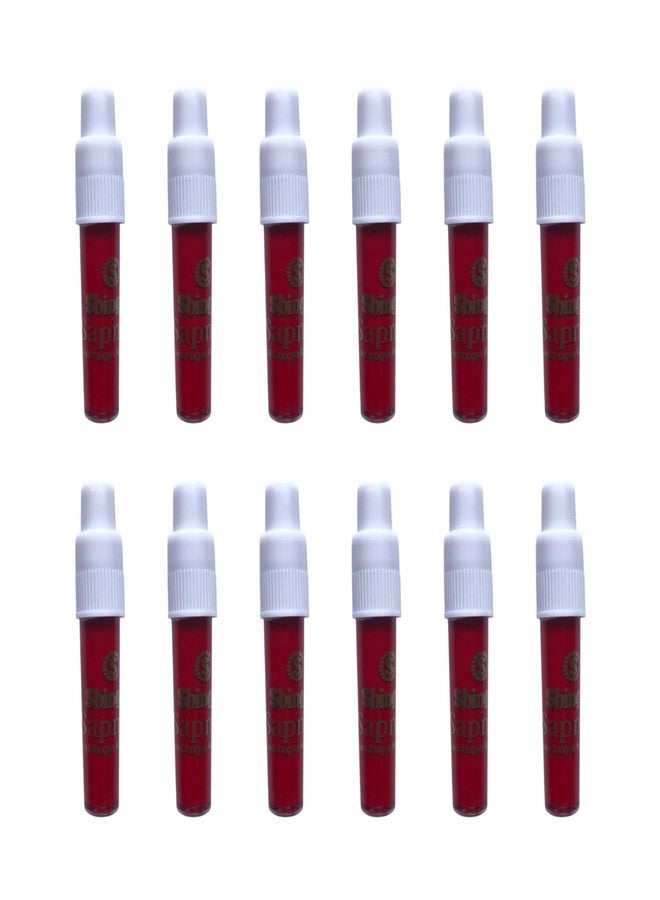 Shingar Saubhagya Kumkum Liquid | Shingar Sapnaa Kumkum - Pack of 12, Deep Red Color - Image 5