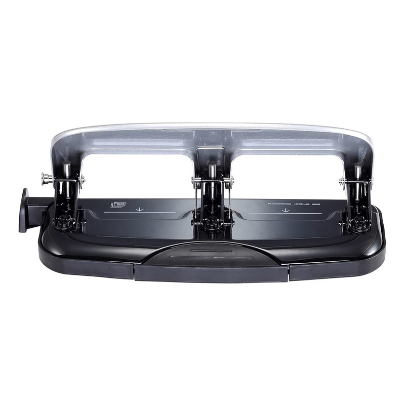 PaperPro Bostitch Office EZ Squeeze 3-Hole Punch, 20 Sheet Capacity, Reduced Effort, No Jam Technology , Silver - Image 3
