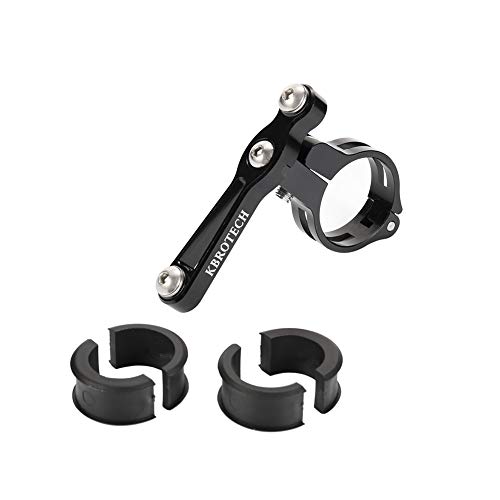 Kbrotech Bicycle Water Bottle Cage Holder Adapter Adjustable MTB Road Bike Handlebar Water Bottle Holder Seat Post Bottle Mount (Sigle Black) - Image 2