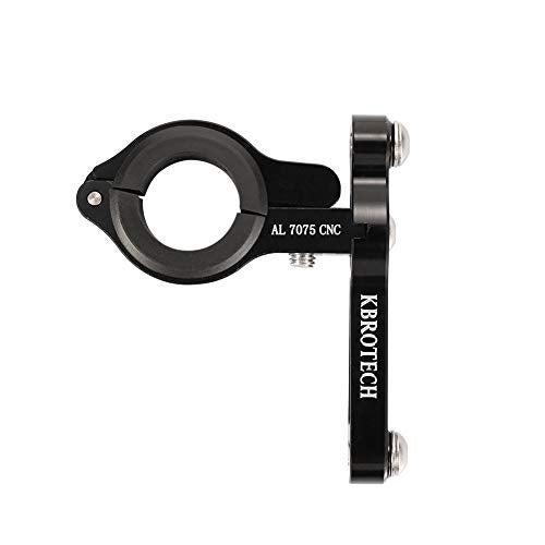 Kbrotech Bicycle Water Bottle Cage Holder Adapter Adjustable MTB Road Bike Handlebar Water Bottle Holder Seat Post Bottle Mount (Sigle Black) - Image 4