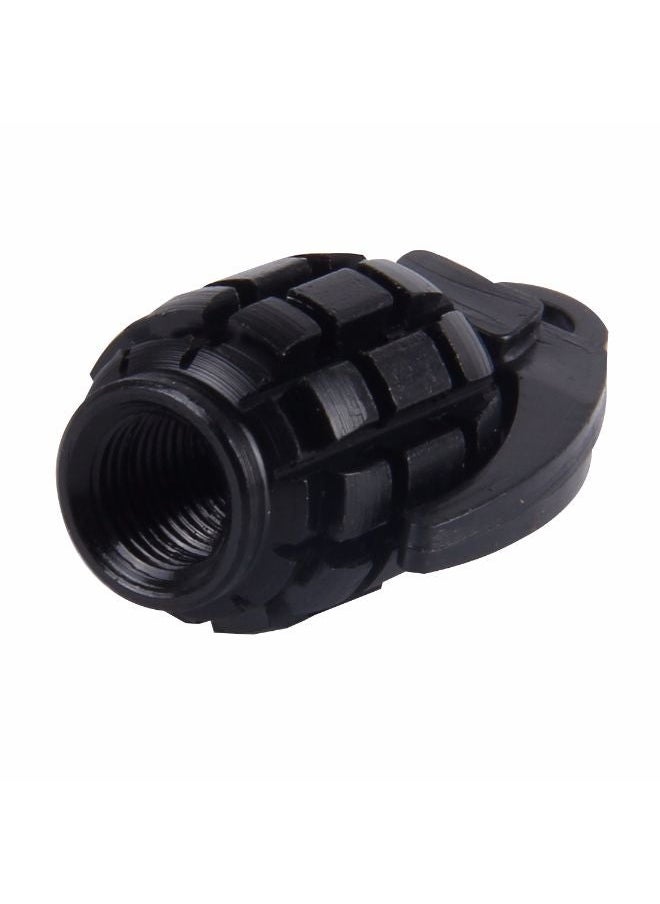 NIBEMINENT 4-Piece Grenade Shaped Car Tire Valve Cap  - Image 2
