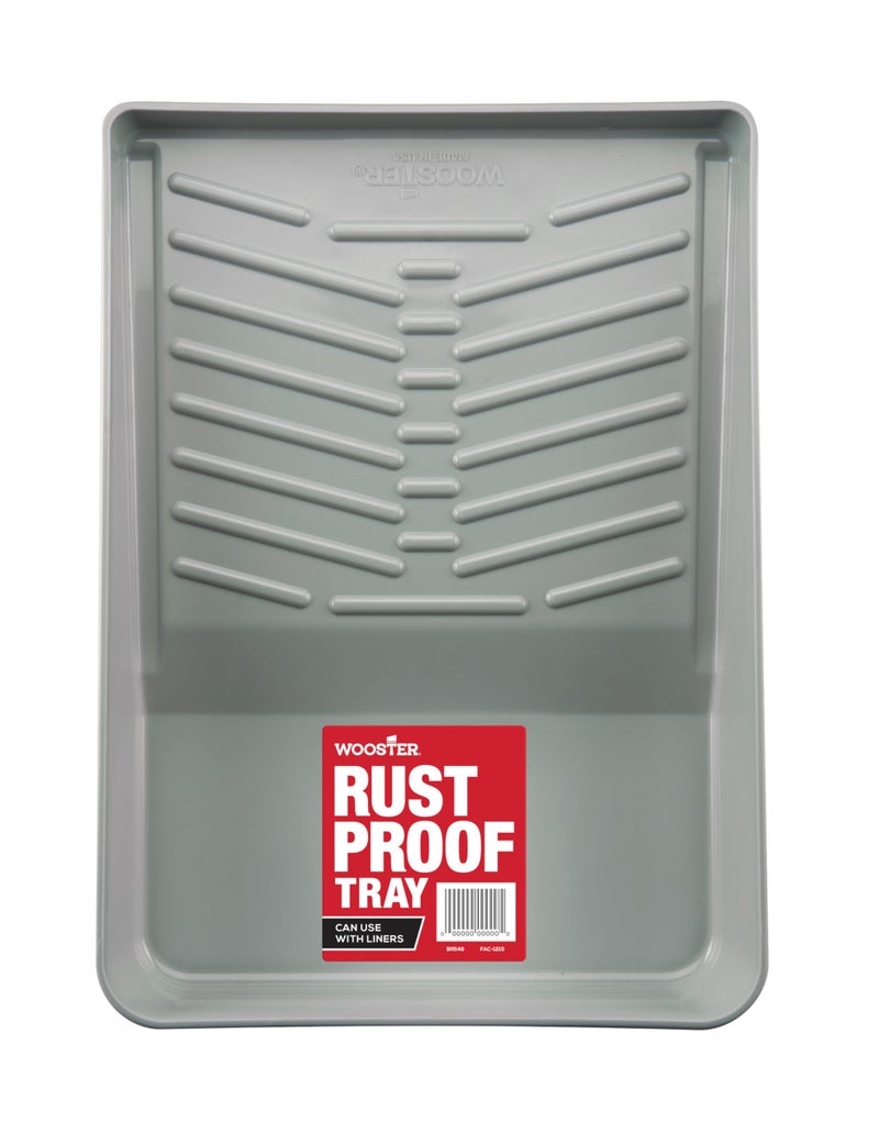 Wooster Brush BR549-11" Deluxe Plastic Tray, 11-Inch , Grey