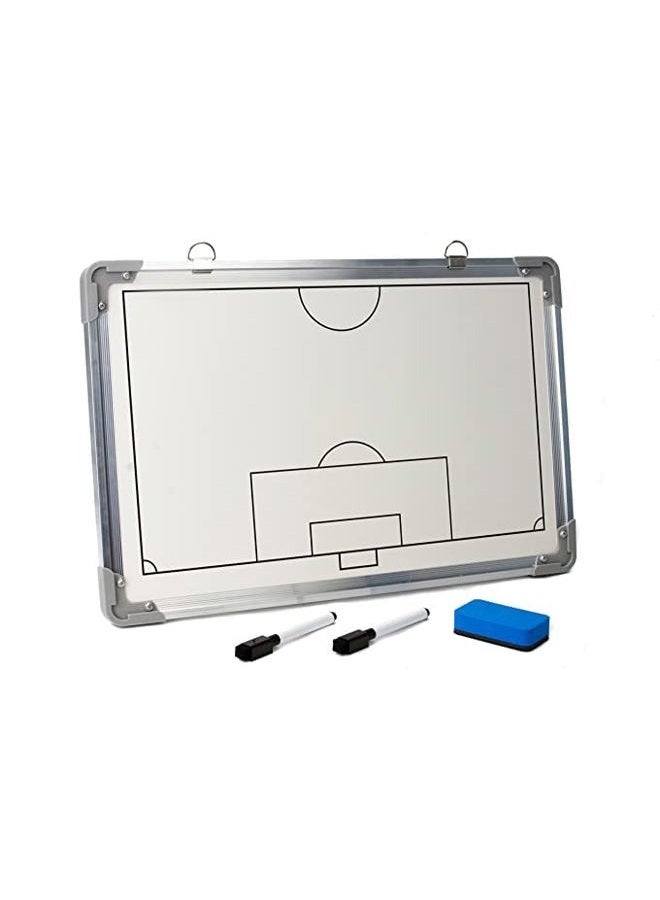 Murray Sporting Goods Magnetic Coaches Dry Erase Marker Board | Basketball or Soccer Dry Erase Coaches Board with Magnetic Markers and Dry Erase Eraser - Image 2