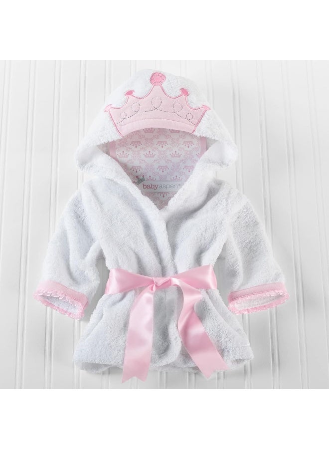 Baby Aspen Little Princess Hooded Towel Robe - Image 3