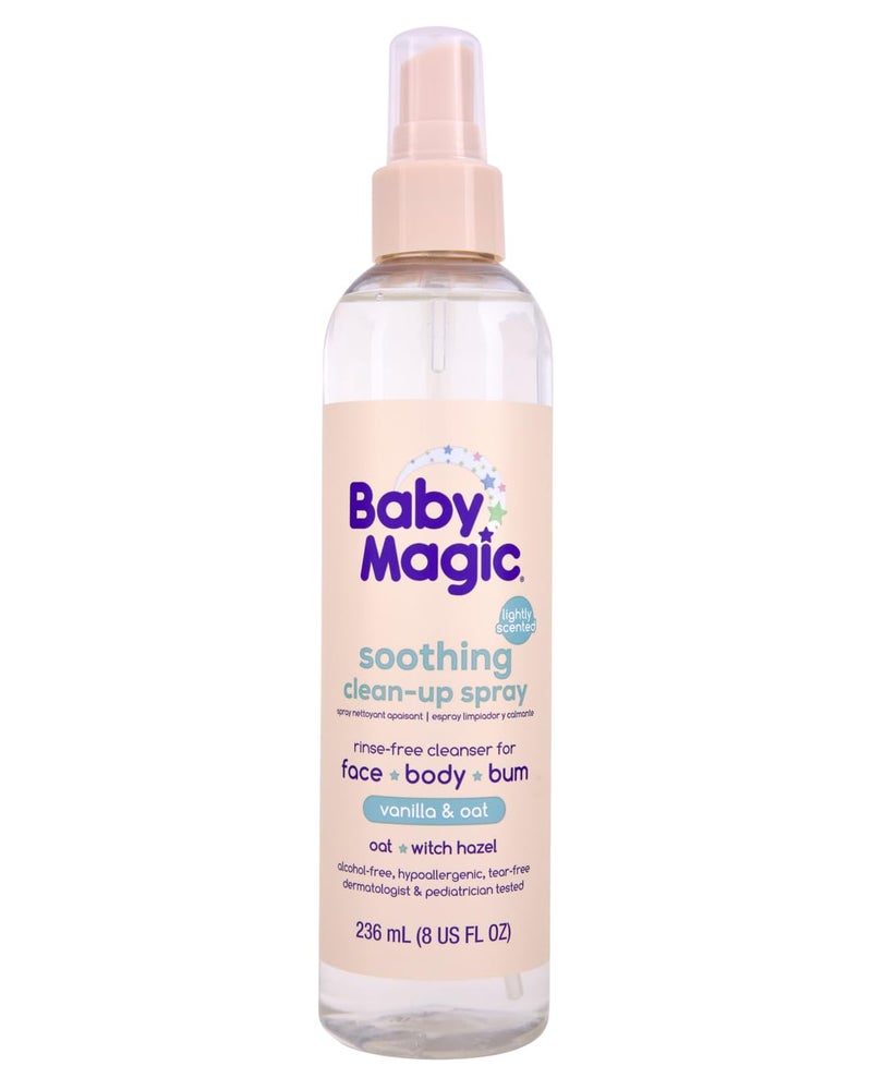 Baby Magic بخاخ تنظيف مهدئ للأطفال بنكهة الفانيليا والشوفان 8 أونصات - Image 1