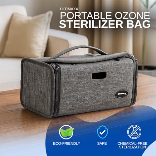 Ultimaxx Portable Ozone Sterilizer Bag USB Powered UV Ozone Sanitization for Masks Baby Bottles Phones Clothes Electronics Beauty Tools Pet Toys Kills Germs - Image 3