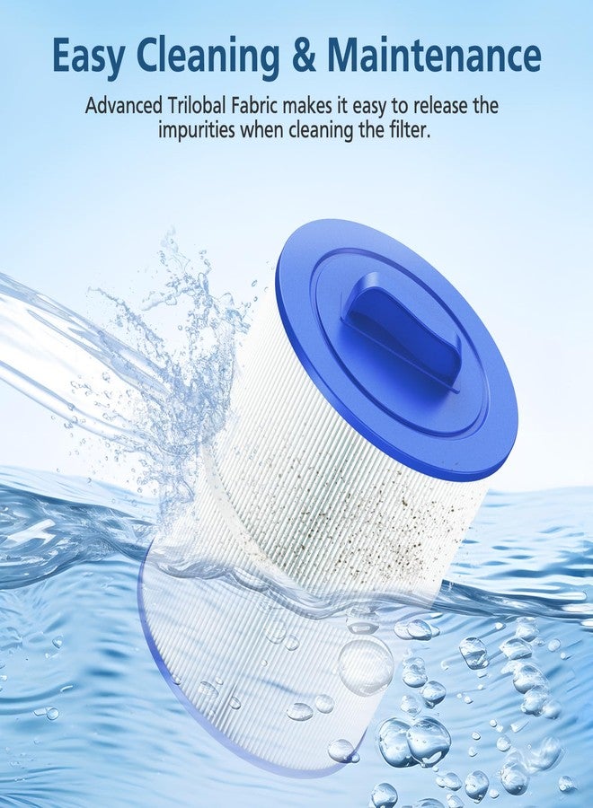 Beckacher 2 Pack PAS50SV-F2M Hot Tub Spa Filter Cartridge Compatible with Unicel 6CH-502, Filbur FC-0311, Master Deluxe M60506, Magnum AR50, Baleen AK-90161, Excel Filters XLS-604 Artesian Spas Filter - Image 5
