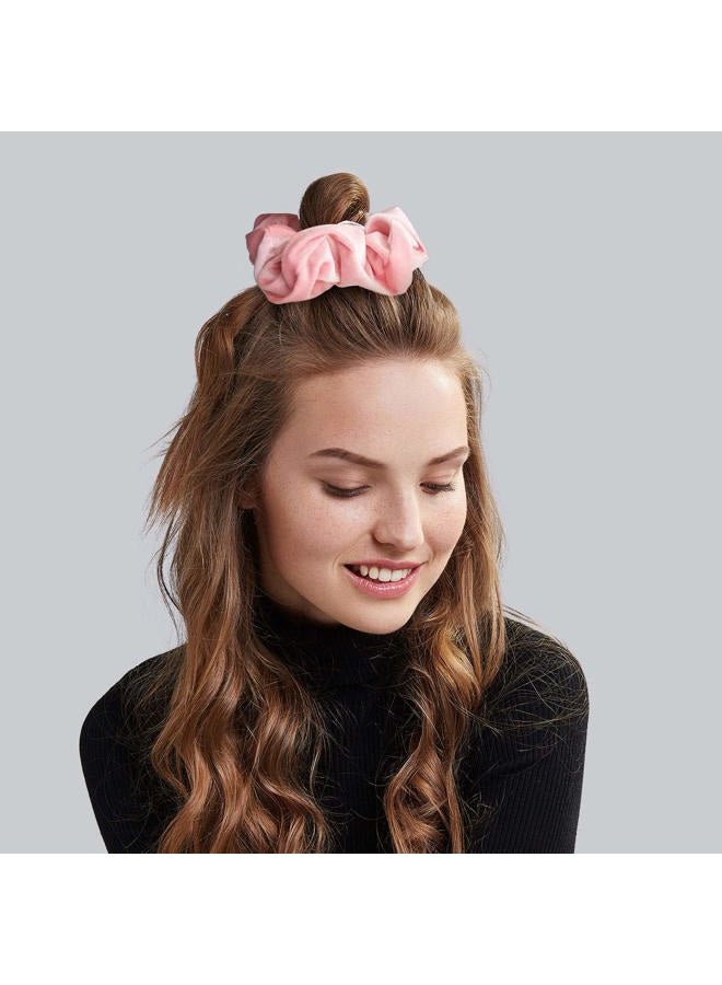 Whaline Macaron Theme Hair Scrunchies Large Velvet Elastic Scrunchy Bobbles Ice Cream Color Hair Bands Soft Hair Ties Hair Accessories for Girls Women, 6 Colors - Image 5