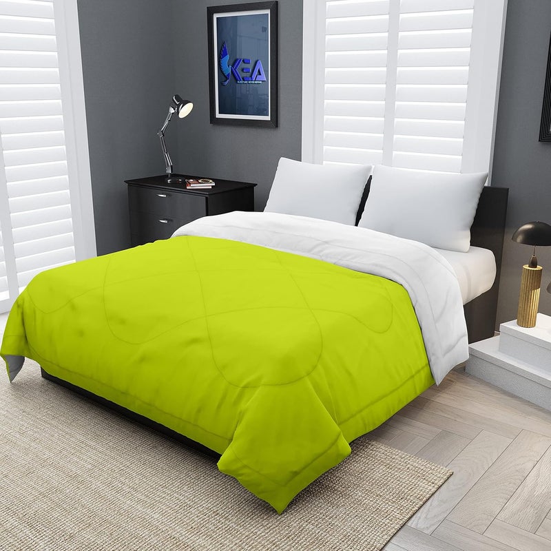 KEA Reversible Single Bed Microfiber ComforterDuvet for SummersAc AC Comforters Fabric Micro Cotton 300 GSM - Image 1