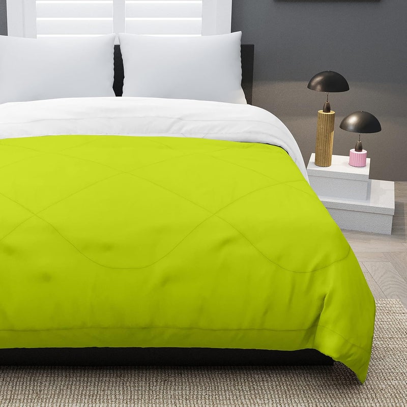KEA Reversible Single Bed Microfiber ComforterDuvet for SummersAc AC Comforters Fabric Micro Cotton 300 GSM - Image 4