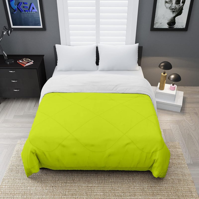 KEA Reversible Single Bed Microfiber ComforterDuvet for SummersAc AC Comforters Fabric Micro Cotton 300 GSM - Image 3