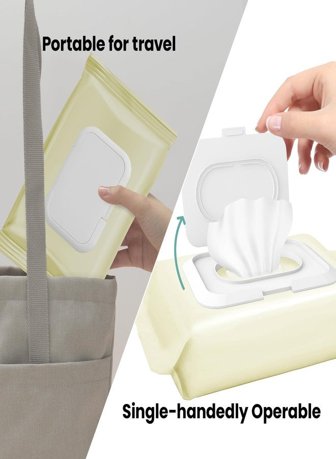 KNOCLOC Reusable Wipes Lid for Non Flip Top Baby Wipes Refill, Reusable for Over 1 Year, 2 Pcs - Image 5