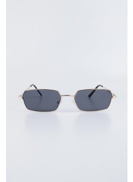 Silvio Monetti Unisex Black Gold UV 400 Protection Sunglasses 23SM58037R02  - Image 1