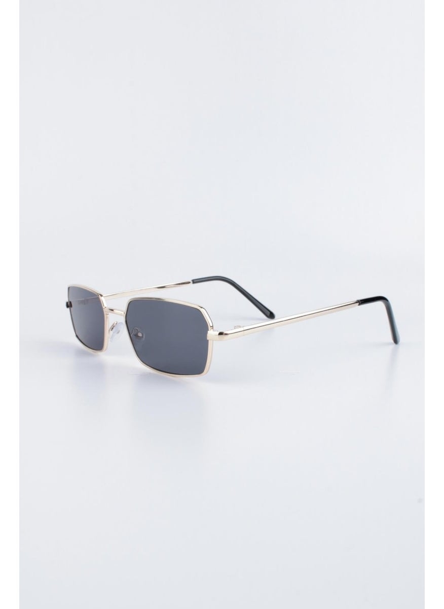 Silvio Monetti Unisex Black Gold UV 400 Protection Sunglasses 23SM58037R02  - Image 2