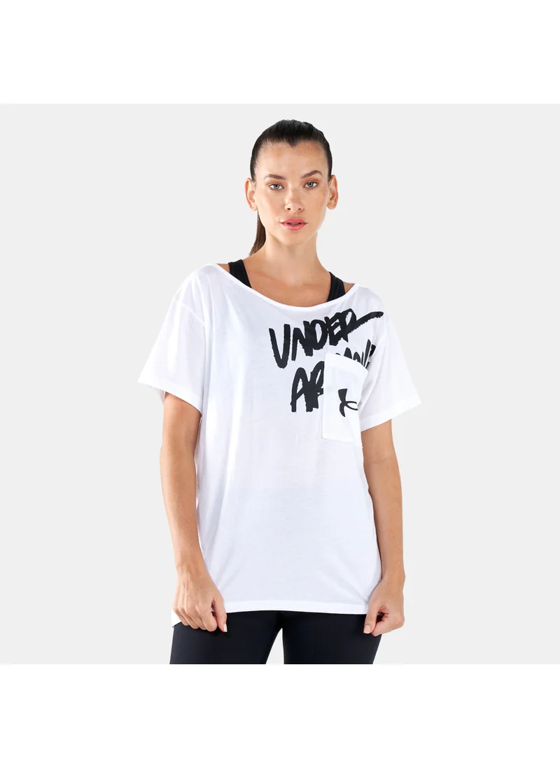 UNDER ARMOUR Women's UA Oversized Graphic T-Shirt