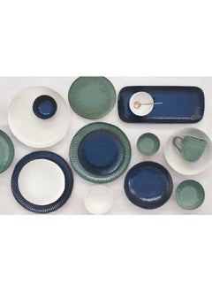 Easy Life Gallery Fluted Design Glossy Porcelain Serving Bowl Blue 20 cm R2543#GALB  - Image 2