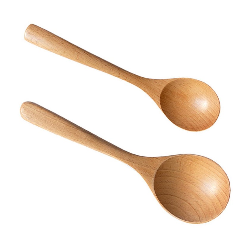 Pret Zoom 2 Wooden Spoons for Cooking Japanese Style Serving Rice Porridge - Image 2