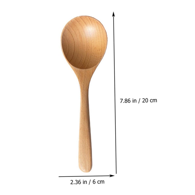 Pret Zoom 2 Wooden Spoons for Cooking Japanese Style Serving Rice Porridge - Image 4
