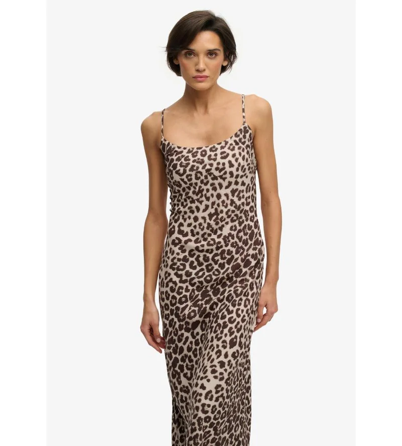 سوبر دراي Printed Maxi Slip Dress