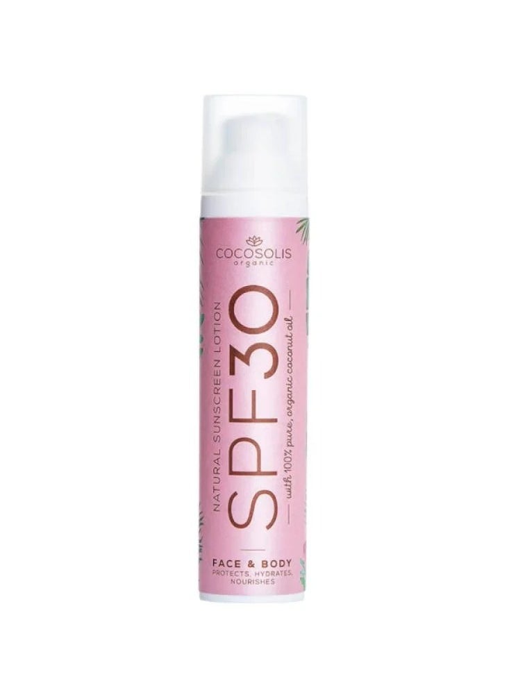 COCOSOLIS لوسيون واقي شمس طبيعي SPF 30 100 مل + زيت بعد الشمس بارد 110 مل - Image 2