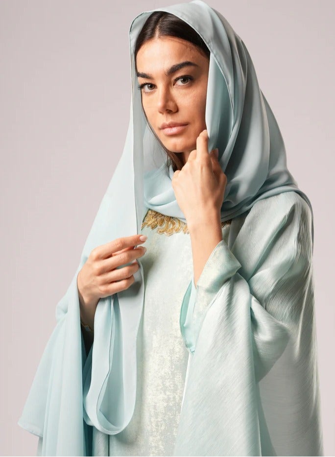 MAISON ARABELLE SHAWL POWDER BLUE *SHAWL ONLY*