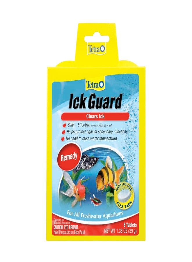 Tetra Ick Guard 8 Count, Quick Remedy For Ick In aquariums, Golds & Yellows - Image 1