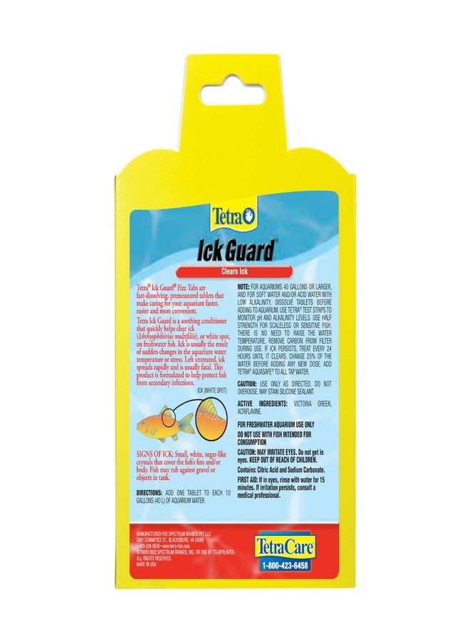 Tetra Ick Guard 8 Count, Quick Remedy For Ick In aquariums, Golds & Yellows - Image 2