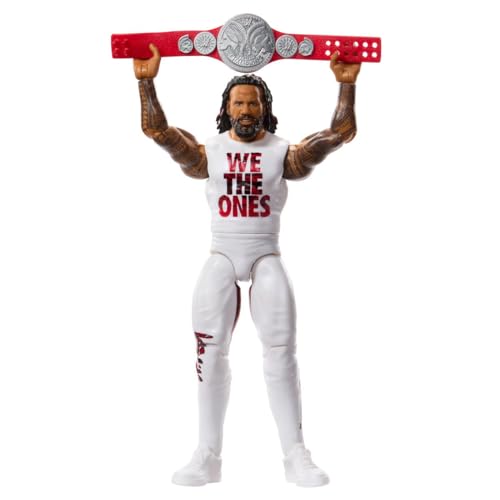 WWE Main Event Series Champions 15 cm Action Figure Jimmy Uso Figures + Belt - Image 3