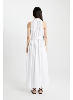 DeFacto Woman Shirt Neck Short Sleeve Woven Dress  - Image 3