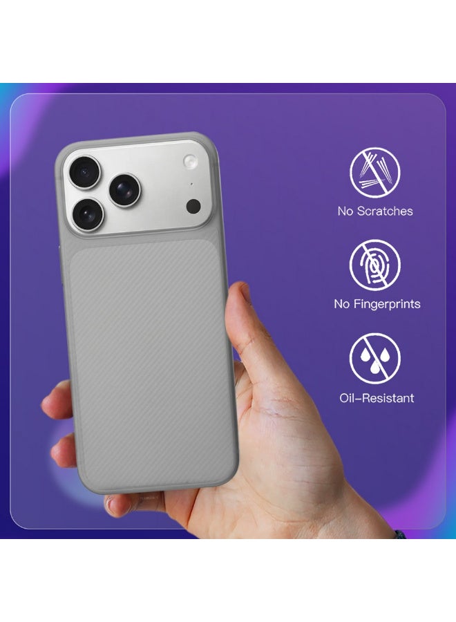 CATANES 3Packs Case Cover for iPhone 17 Pro Max, Air Skin Line Design Back Cover, Sturdy Durable Ultra-Thin Case, Drop Protection Cover Clear with Two 3D Screen Protectors - Black - Image 4