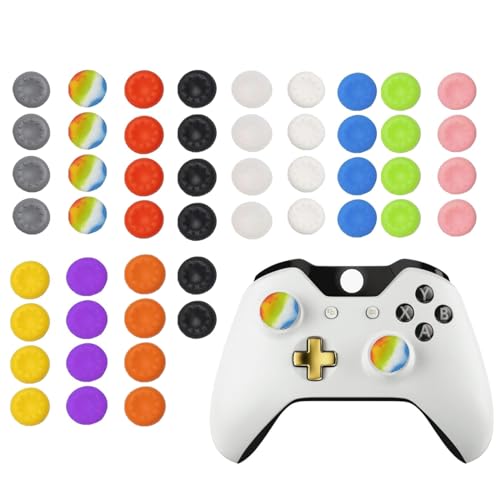 CTHTBZ 50PCS Silicone Thumb Grips for PS5 PS4, Joystick Caps Cover Analog Stick for Xbox 360, Xbox One, Xbox Series X/S,for Switch Pro Controller - Image 3