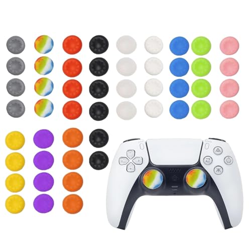 CTHTBZ 50PCS Silicone Thumb Grips for PS5 PS4, Joystick Caps Cover Analog Stick for Xbox 360, Xbox One, Xbox Series X/S,for Switch Pro Controller - Image 1
