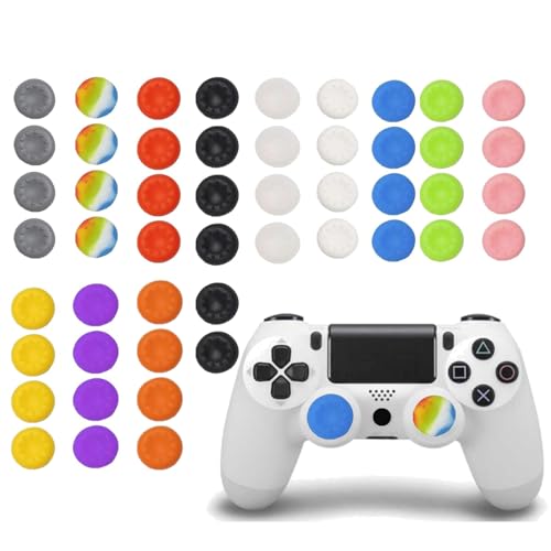 CTHTBZ 50PCS Silicone Thumb Grips for PS5 PS4, Joystick Caps Cover Analog Stick for Xbox 360, Xbox One, Xbox Series X/S,for Switch Pro Controller - Image 2