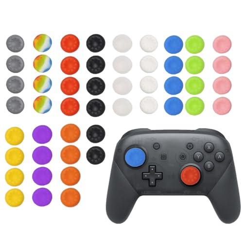CTHTBZ 50PCS Silicone Thumb Grips for PS5 PS4, Joystick Caps Cover Analog Stick for Xbox 360, Xbox One, Xbox Series X/S,for Switch Pro Controller - Image 4