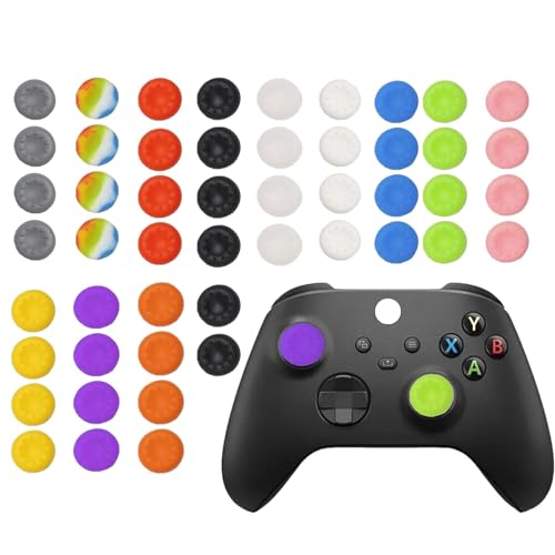 CTHTBZ 50PCS Silicone Thumb Grips for PS5 PS4, Joystick Caps Cover Analog Stick for Xbox 360, Xbox One, Xbox Series X/S,for Switch Pro Controller - Image 5