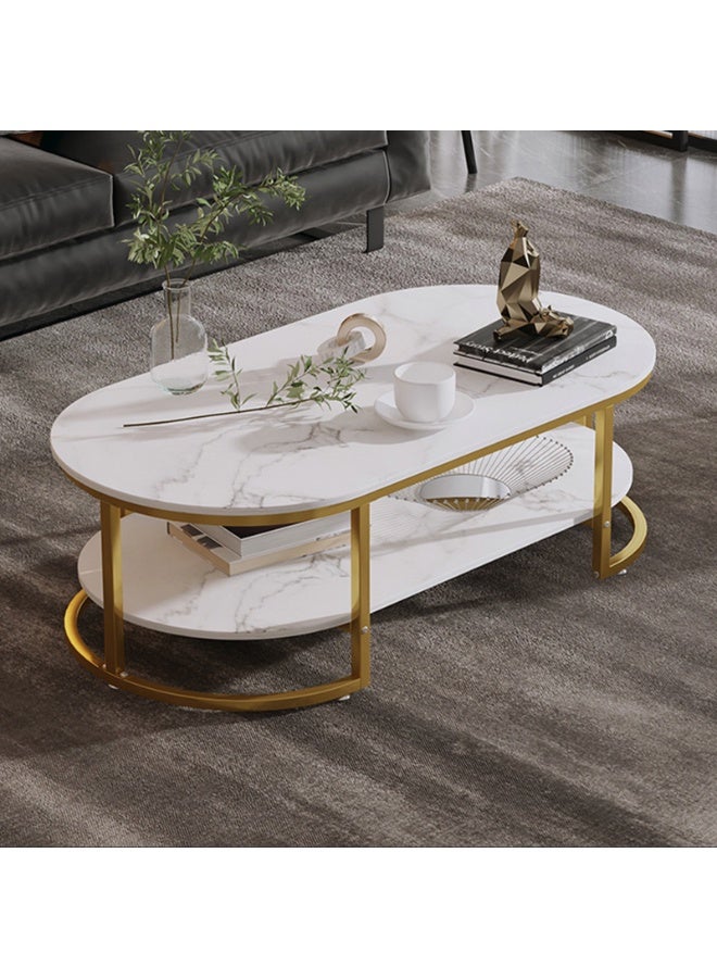 Sharpdo Modern Design Luxury Coffee Tables Living Room with Storage Round Marble Design Nightstands Wooden Mesas Bajas Home Furniture - Image 3